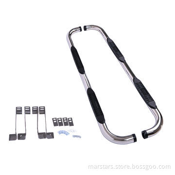 Oval Tube Nerf Bar, 4-inch Stainless, Side Step for Nissan Frontier